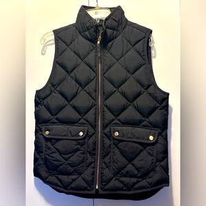 Jcrew size medium black vest